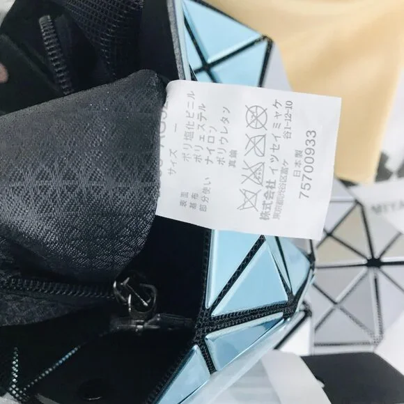 NWT Bao bao Issey Miyake Tote Bag in blue&silver - Picture 12 of 12